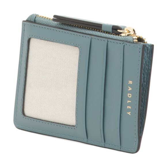 RADLEY LONDON Blue Leather Small Ziptop Coin Purse - Picture 2 of 3